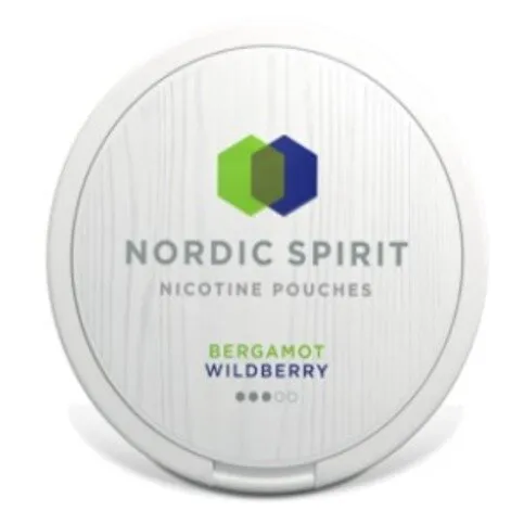 Nordic Spirit Bergamot Wildberry Nicotine Pouches 9mg