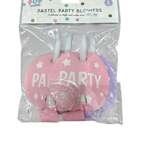 Pastel Party Blowers