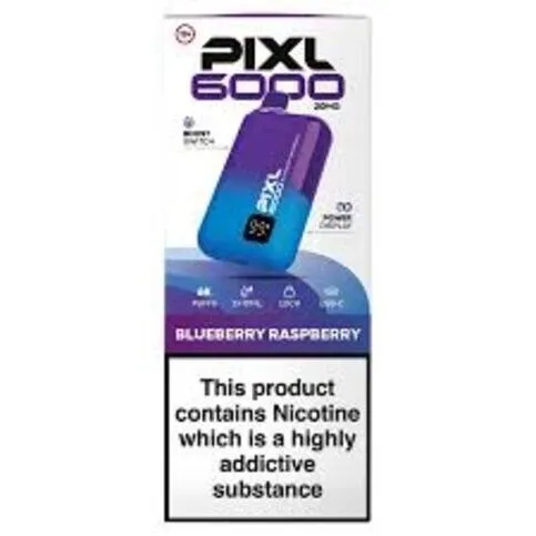 Pixl blueberry raspberry 8000puffs 