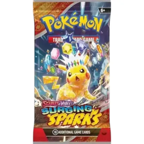 Pokémon scarlet & violet surging sparks trading game card