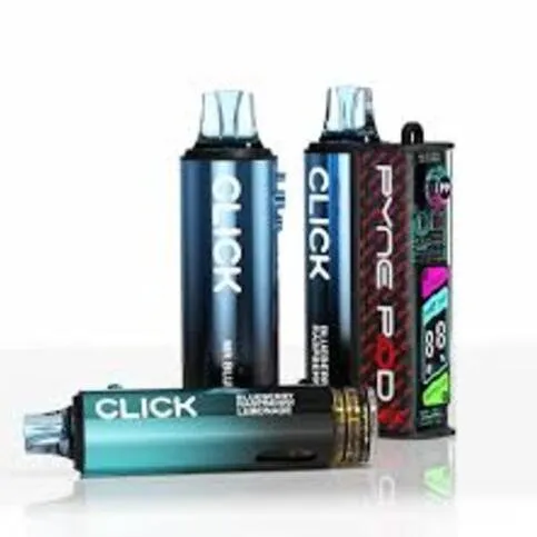 Pyne Pod Kit with 3 Flavours (Fresh Rasp Mojito/Sour Cherry Rasp Ice/Blueberry Raspberry) 50K Vape