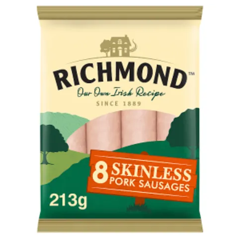 Richmond 8 Skinless Pork Sausages 213g