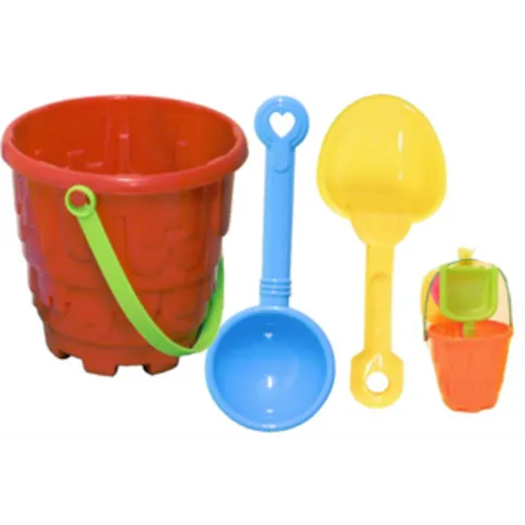 Round Castle Buckets Set 4 Pack