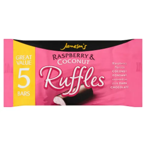 Ruffles Raspberry & Coconut Bar Multipack 5 x 26g