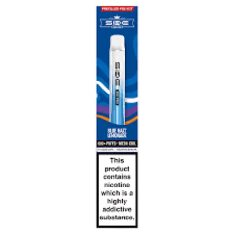 SKE Pro Crystal Prefilled Vapes 600 puffs Blueberry Cherry Cranberry