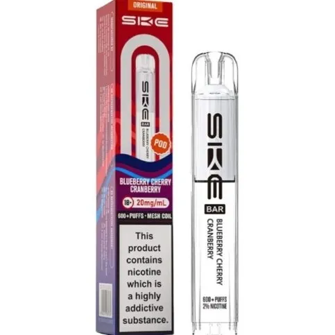 SKE Crystal 600 Prefilled Blueberry Cranberry Cherry Pod