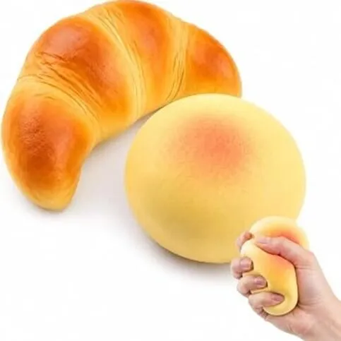 Squishy bread roll (Crossiant) Toy