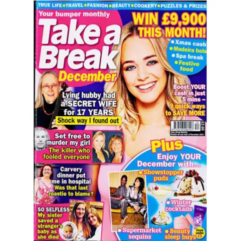 Take A Break Monthly magazine