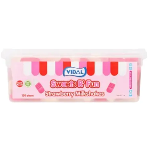 Vidal sweets R fun strawberry milkshakes 864 g [ND]