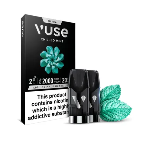 Vuse ultra chilled mint pod 2000 puffs 20 mg