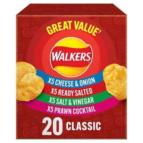Walkers Classic 20 Pk For 1.99