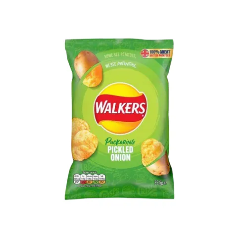 Walkers pickled onion 70 g