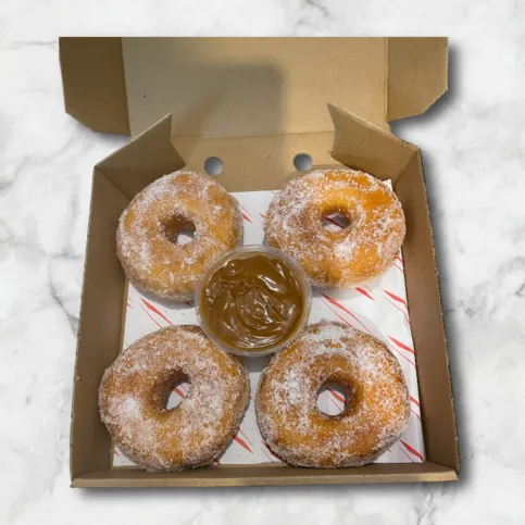 X4 warm sugar doughnuts & dip