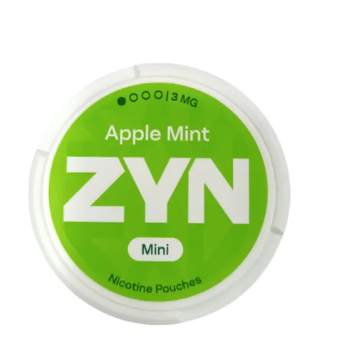 Zyn apple mint mini nicotine pouches 3 mg