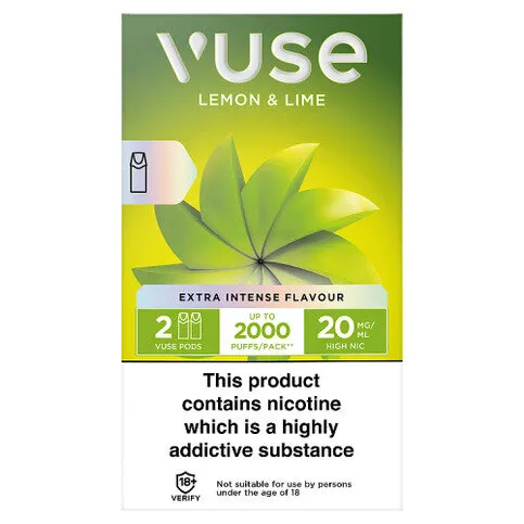 Vuse Pod (2) Lemon & Lime vPro 20mg/ml UK