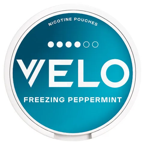 Velo Freezing Peppermint Nicotine Pouches 4 dots