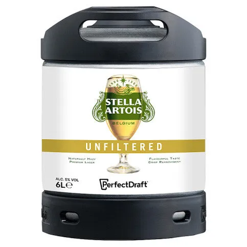 Stella Artois Unfiltered PerfectDraft 6L Keg