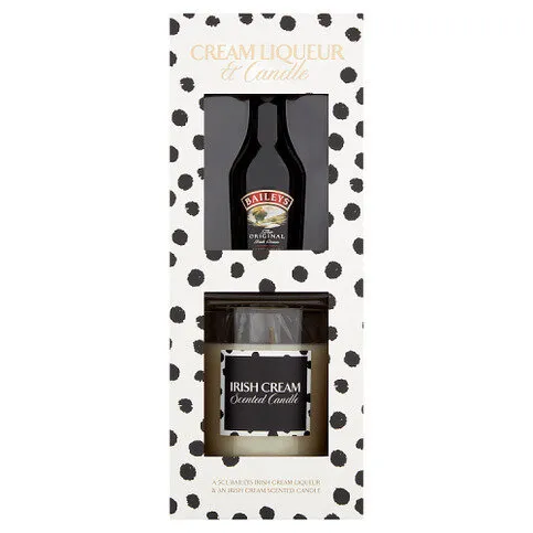 Baileys Cream Liqueur & Candle