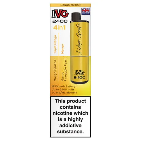 IVG 2400 4 in 1 Mango Edition 20mg/mL