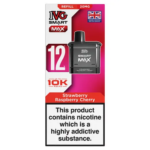 IVG Smart Max Strawberry Raspberry Cherry Refill 20mg/ml pod