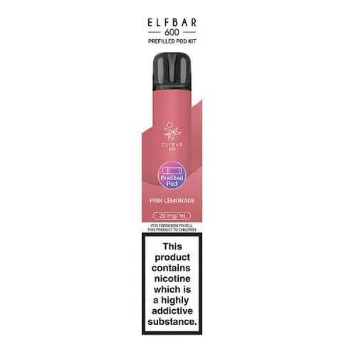 Elfbar 600 Pink Lemonade Prefilled Pod Kit vape