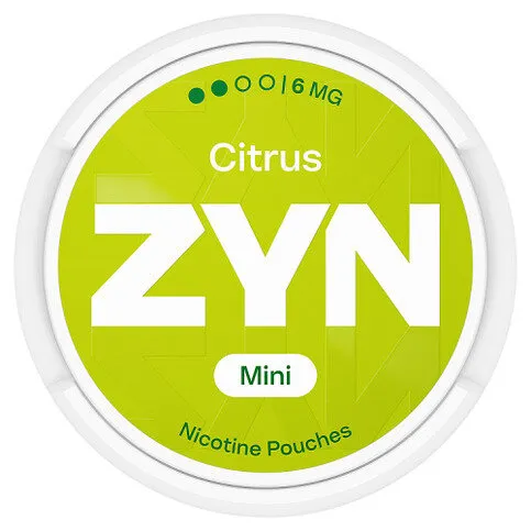 ZYN Mini Citrus Nicotine Pouches 6mg 2 dots