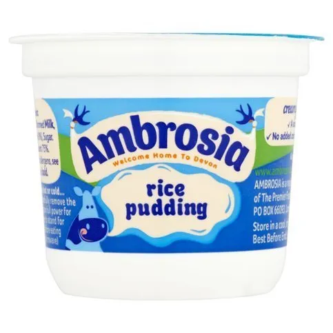 Ambrosia Original Rice Pudding Pot 120g