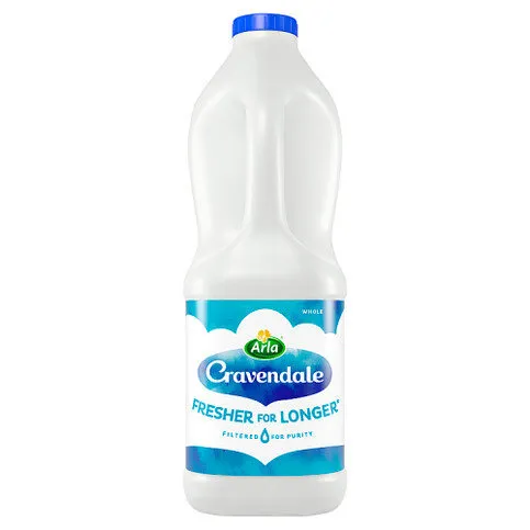 Cravendale Filtered Fresh Whole Milk 2L