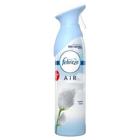 Febreze Air Freshener Spray Heavy Duty Cotton Fresh 300ml