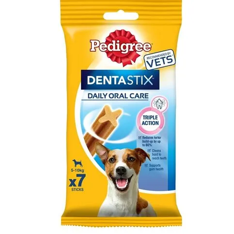 Pedigree Dentastix Daily Adult 1+ Small Dog Treats Dental Chews 7 Sticks