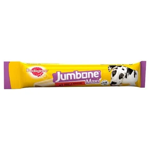 Pedigree Jumbone Large Dog Treat with Beef & Poultry 1 Maxi Chew 180g
