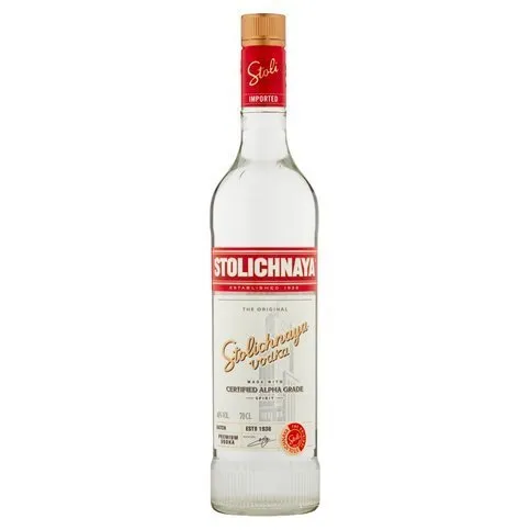 Stolichnaya Red Label Vodka 70cl