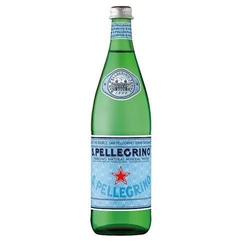 San Pellegrino Sparkling Natural Mineral Water Glass 750ml