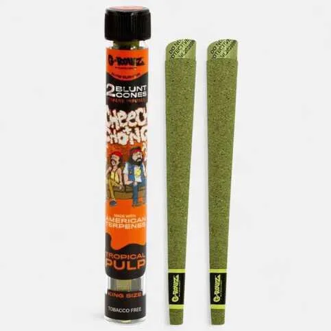 G-Rolls cheech chong 2 Blunt cones  tropical pulp king size
