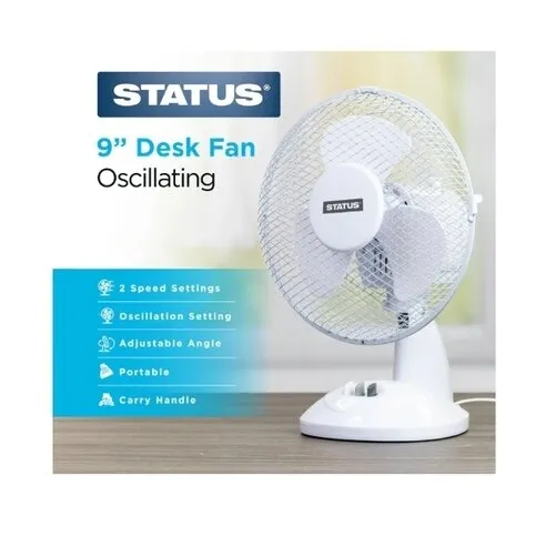 9" Desk Oscillating Fan