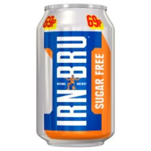 Barr Irn Bru Sugar Free Can 330ml