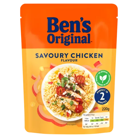 Ben's Original Savoury Chicken Microwave Rice 220g