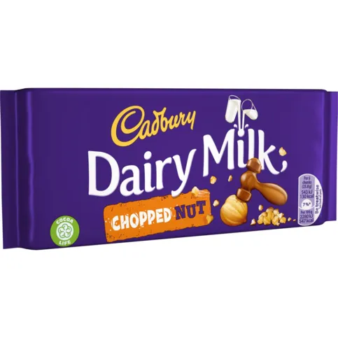 Cadbury Dairy Milk Chocolate & Chopped Hazelnut 95 g