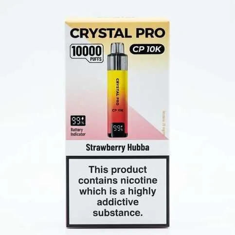 Crystal pro 10 k Strawberry hubba vape