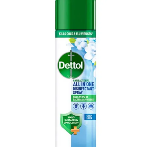 Dettol All-in-One Disinfectant Spray, Crisp Linen 300 Ml