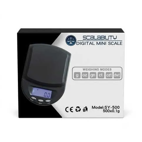 Digital mini scale ModelSY-500 (500*0.1g)