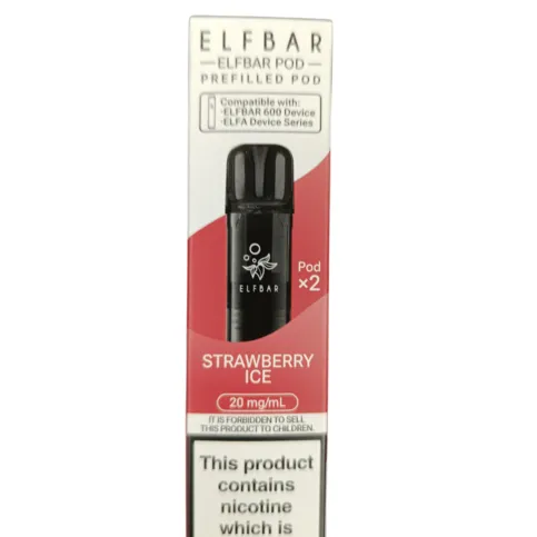 Elfbar 600 Strawberry ice Prefilled pod only