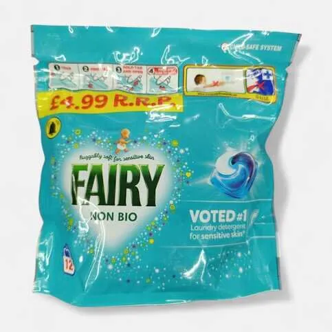 Fairy non bio washing pods 247.2g