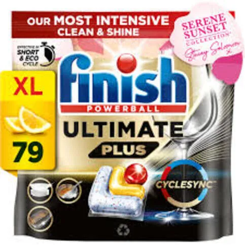 Finish Powerball ultimate plus 79 Tabs lemon sparkle