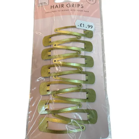 Forever beautiful hair grips 12 pack 