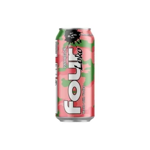 FOUR LOKO PINK MELON MADE WITH VODKA 440 ML