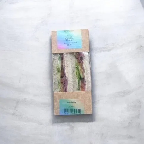 Gilmerton Deli Beef Brisket Salad sandwhich 