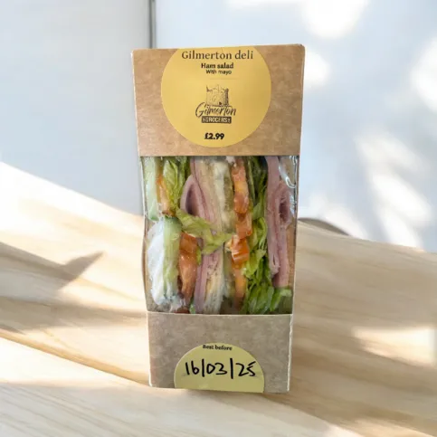 Gilmerton deli ham salad sandwich 