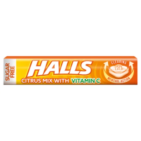 Halls Citrus Sugar Free Sweets 32g