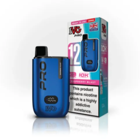 IVG Pro 10K Prefilled 20 mg Vape Kit Raspberry Blast